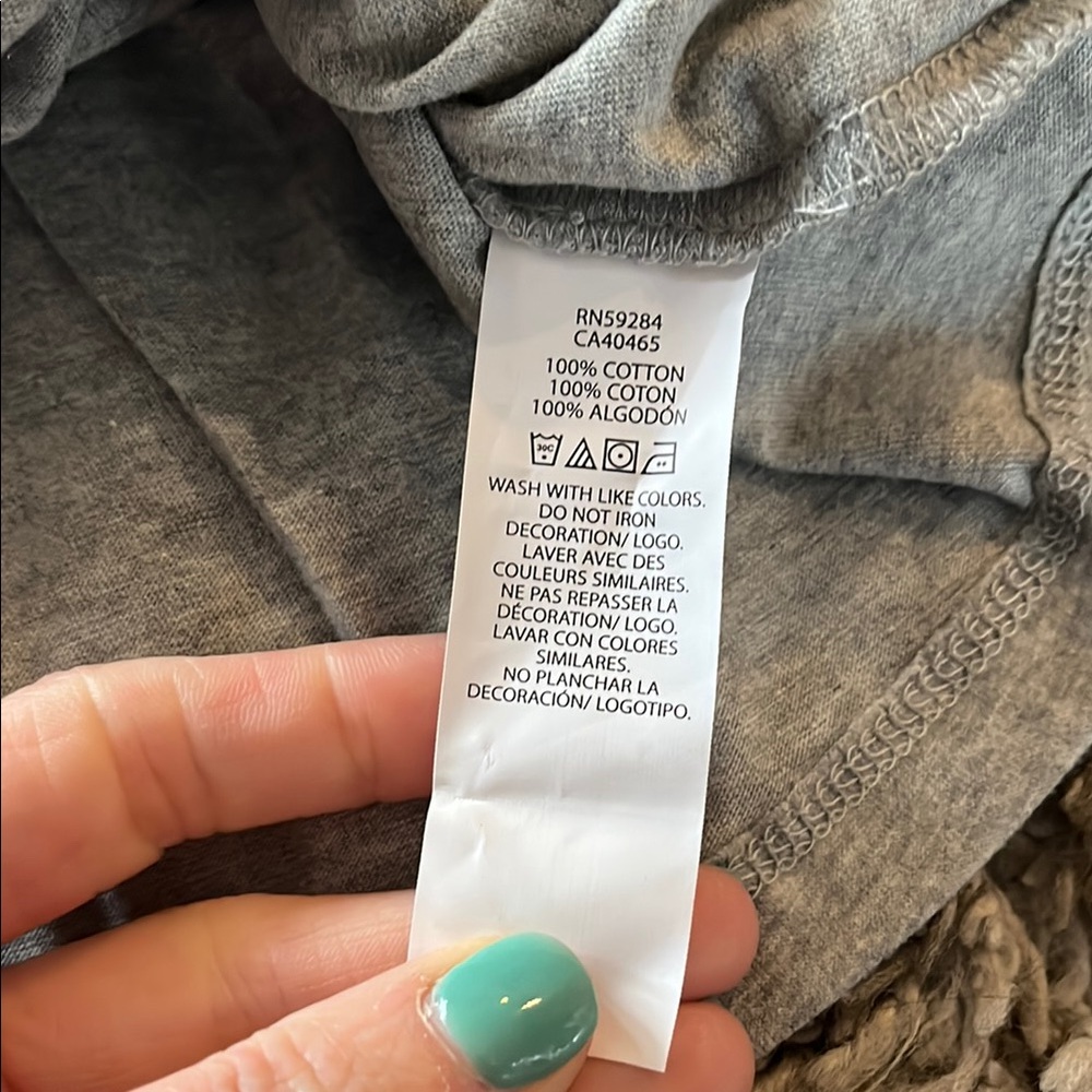 Children’s Place Kids’ Long Sleeve Gray Shirt - Picture 4 of 5